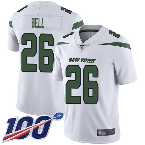 New York Jets Limited White Men LeVeon Bell Road Jersey NFL Football #26 100th Season Vapor Untouchable->new york jets->NFL Jersey